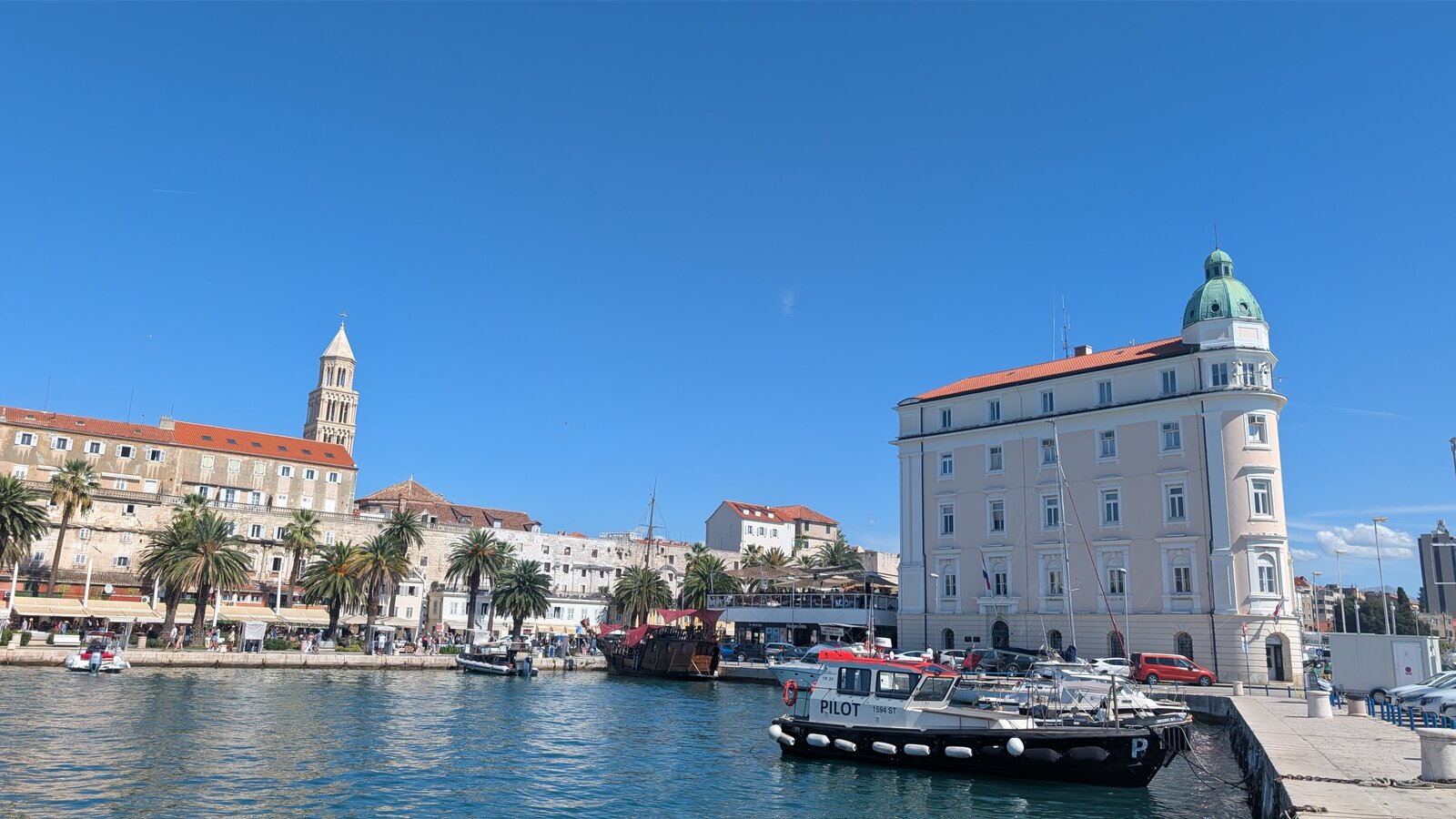 Split, Croatia harbor