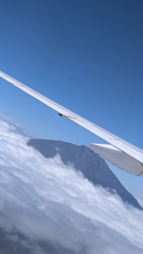 Mountain view from above